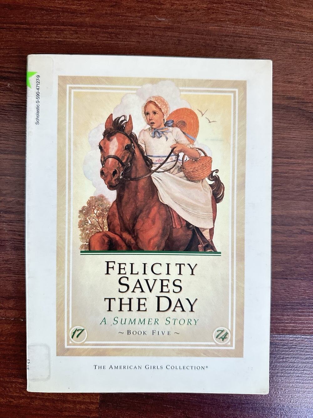 Felicity Saves The Day Book Five American Girl Exlibrary Book